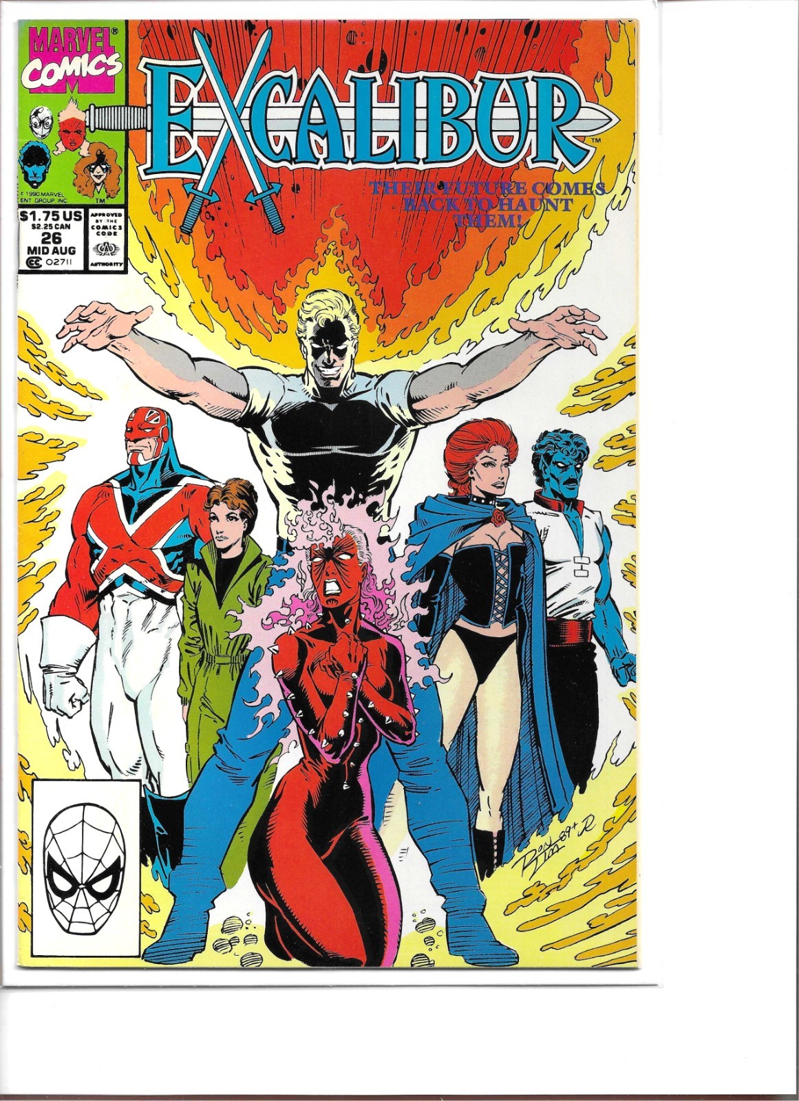 Excalibur comic lot as pictured