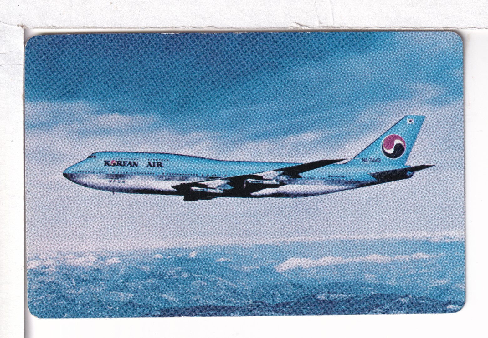 Single Airline Playing Card “Korean Air LInes, KAL 105 A” Chan/Mertens, Standard