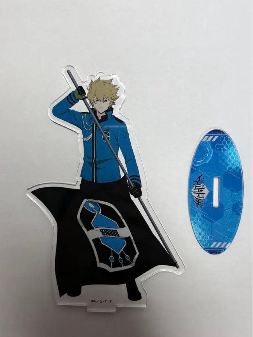World Trigger Hyuse Acrylic Stand Used, Character Display, Clear
