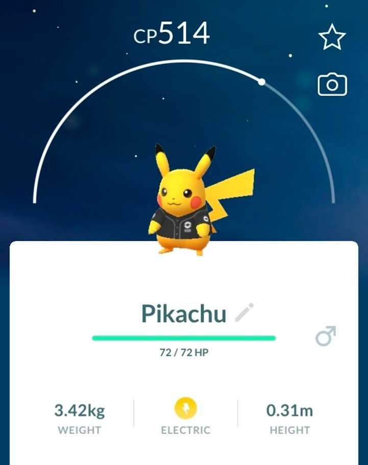 ⚡ BASEBALL JERSEY PIKACHU ⚾ Pokémon GO Trade 🔄 20K Stardust | Remote Delivery
