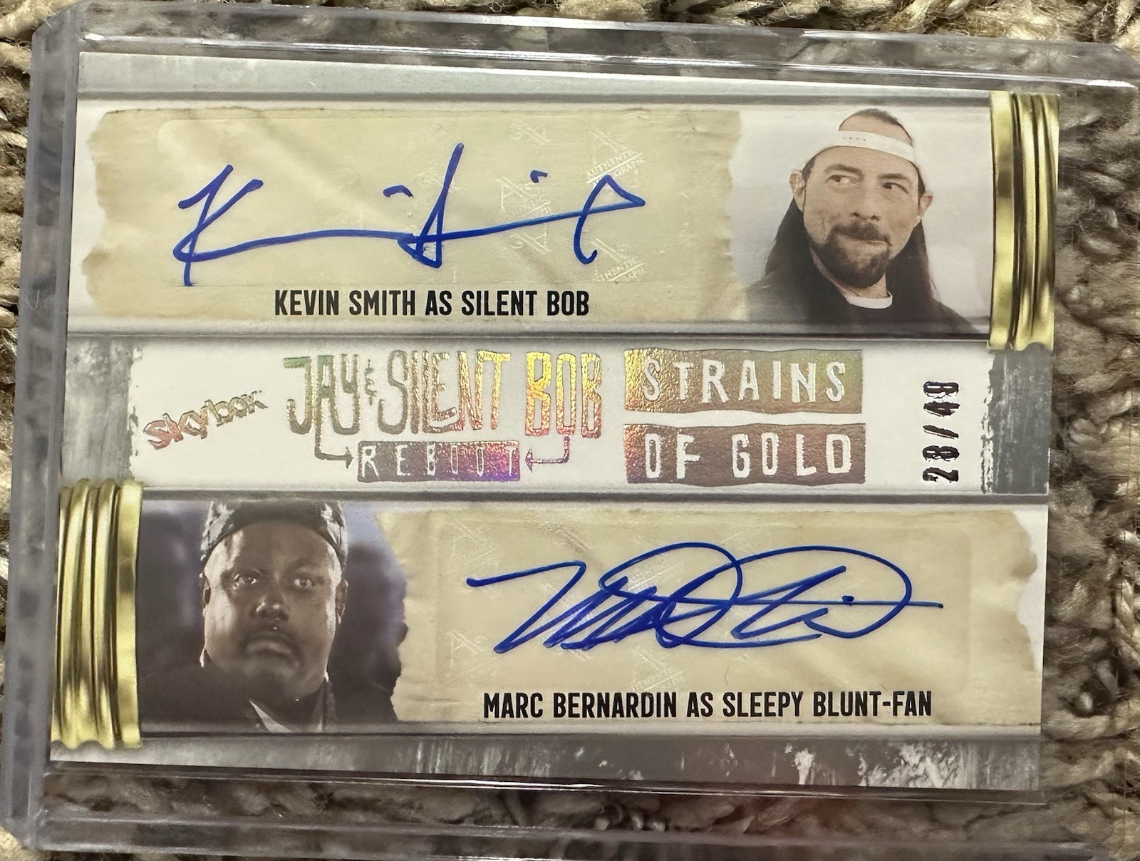 2023 Skybox Jay & Silent Bob Reboot Kevin Smith/Marc Bernardin Dual Auto #23/49