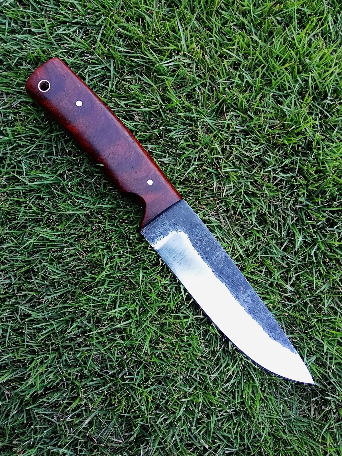 Handmade Fixed Blade Hunting Skinning Knife Carbon Steel Fixed Blade Full Tang