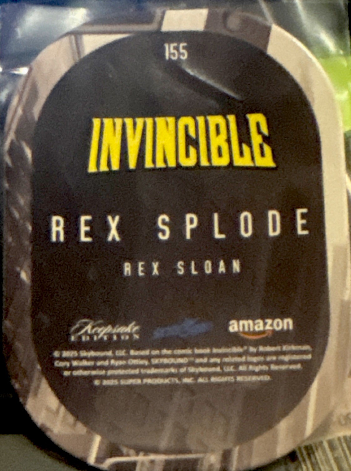 2023 Invincible Rex Splode Foil #155 Super Products Inc. Rex Sloan Die-Cut