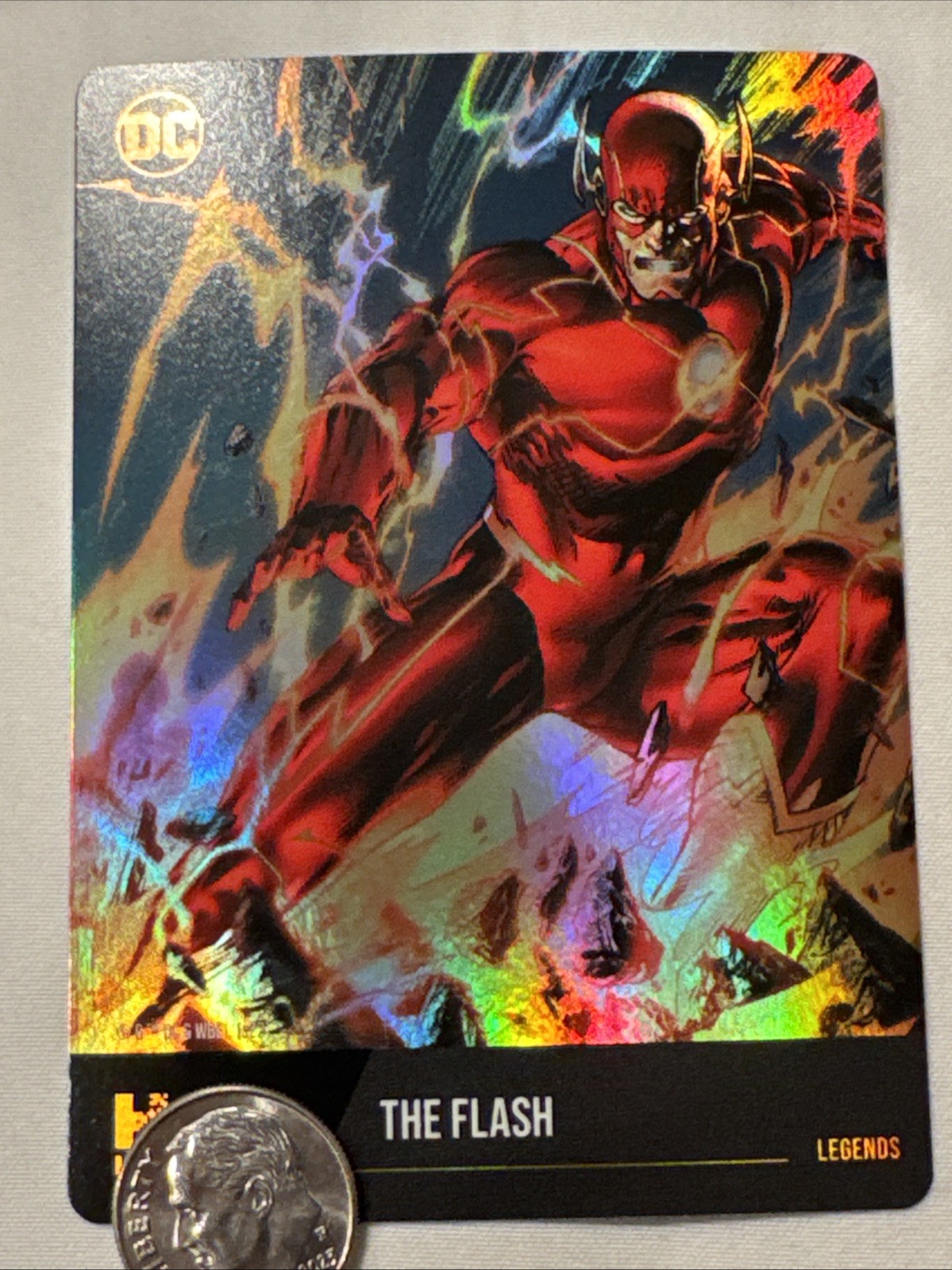 The Flash DC Hybrid Trading Card Ch 2 Holo Legendary Physical Only Random Mint