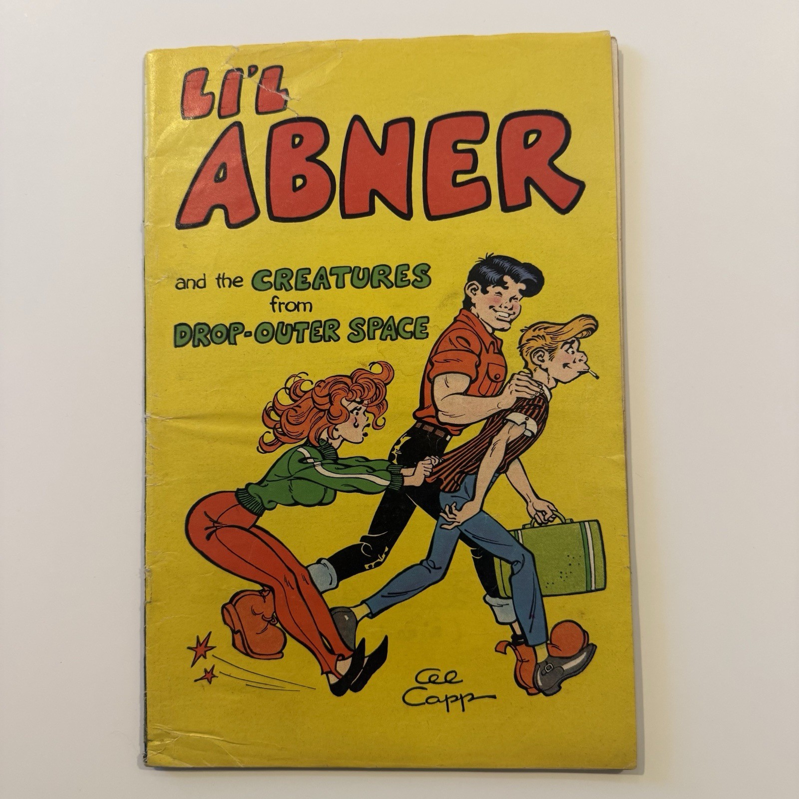 Li’l Abner Drop-Outer Space Job Corps Comic 1965 w/Original Insert, rare Vintage