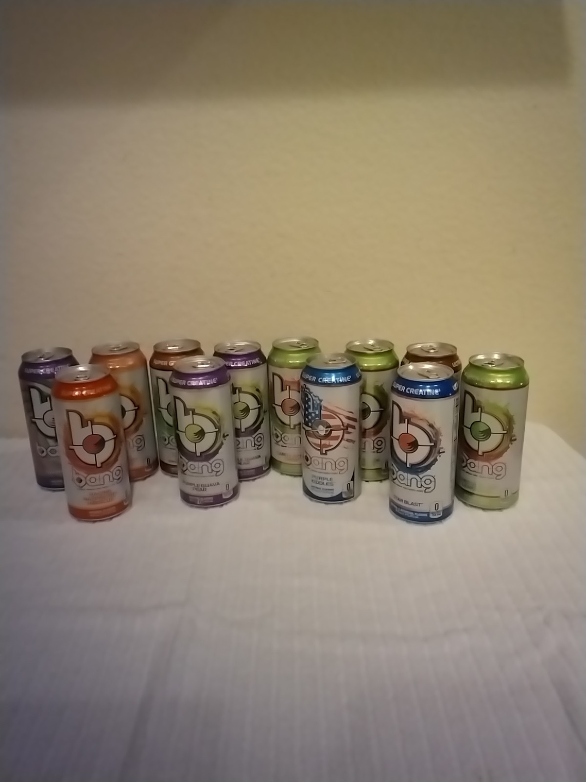 Bang Energy 12 pack – Mix Flavors. All beyond BBD. “Super Creatine” Collectibles