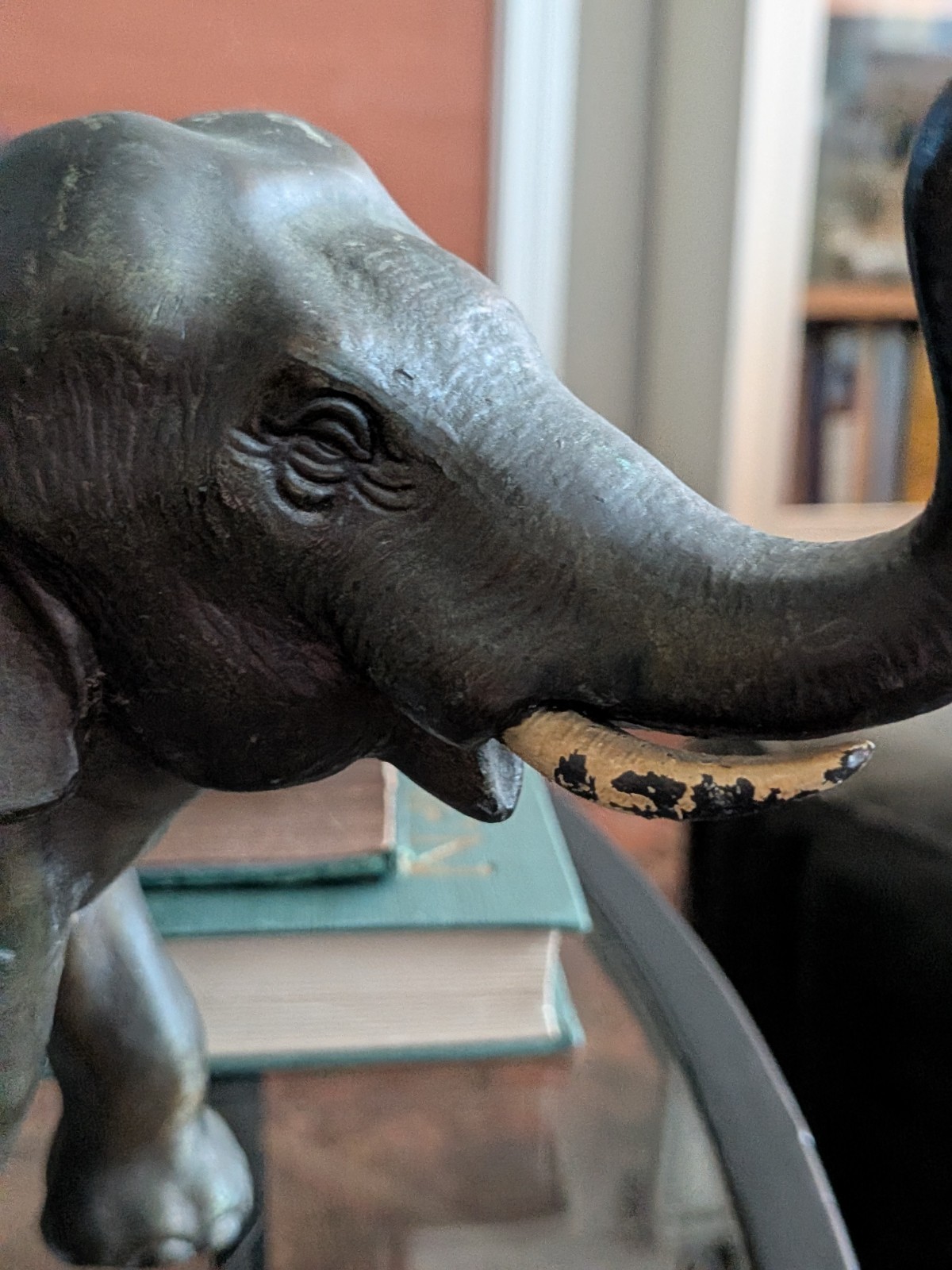 Vtg Elephant Statue Collection Brass & Metal Animal Art Safari Lot Boho Decor