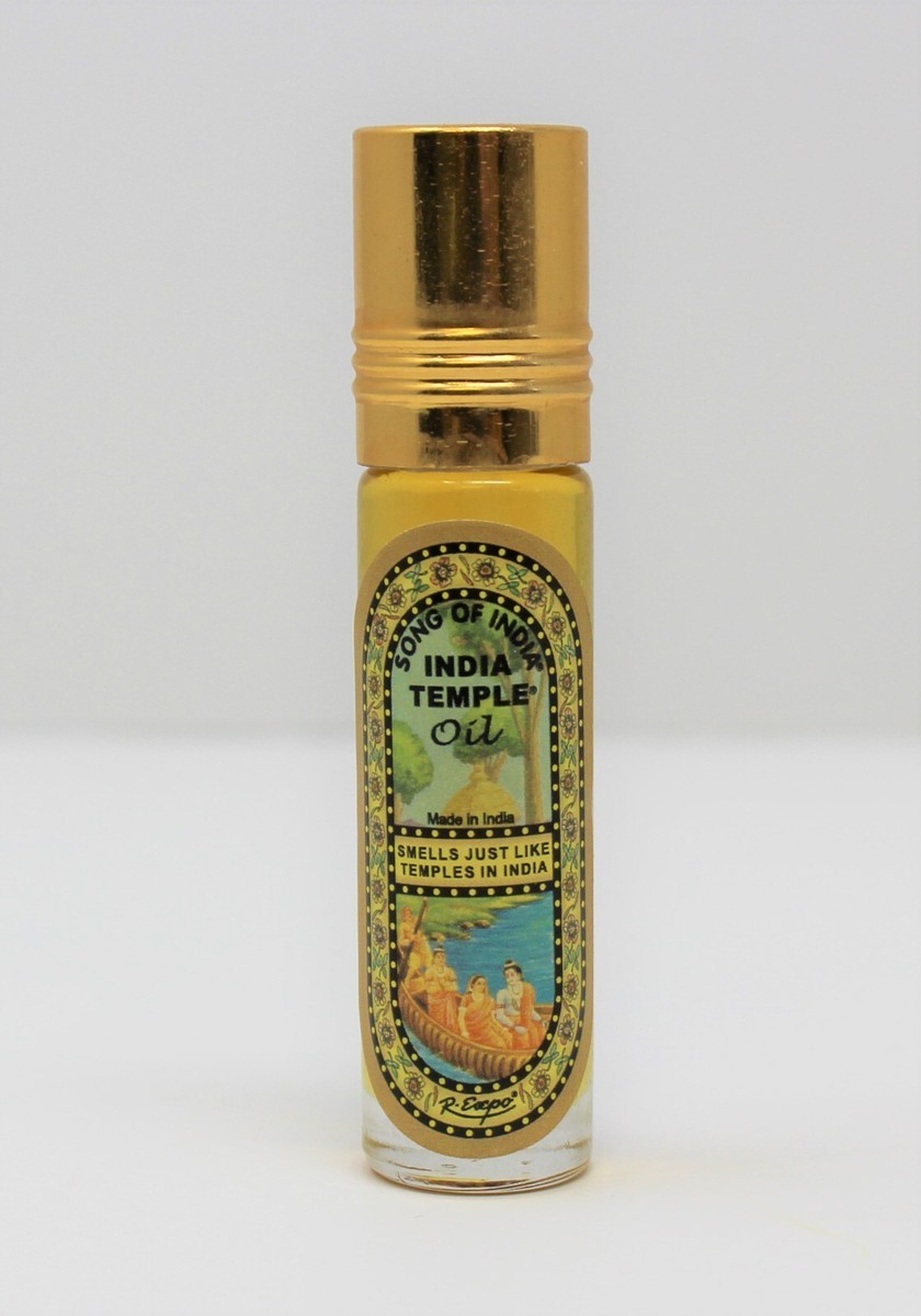 Indian Temple scented Oil, Song of India perfume body oil 8ml Bottle freeshippin