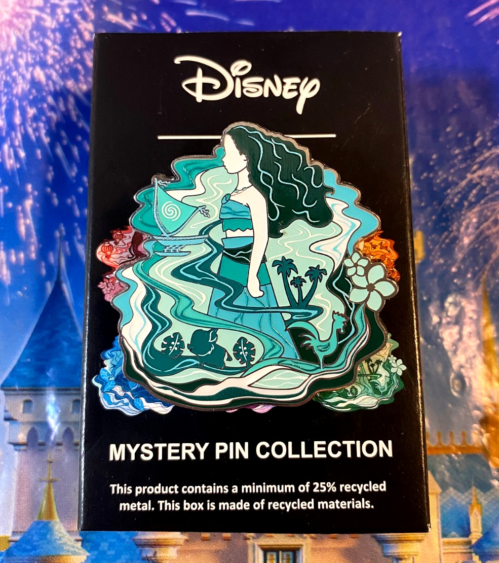 🌺 2026 Disney Princess MOANA HEIHEI and PUA Monochrome BoxLunch Blind Box Pin