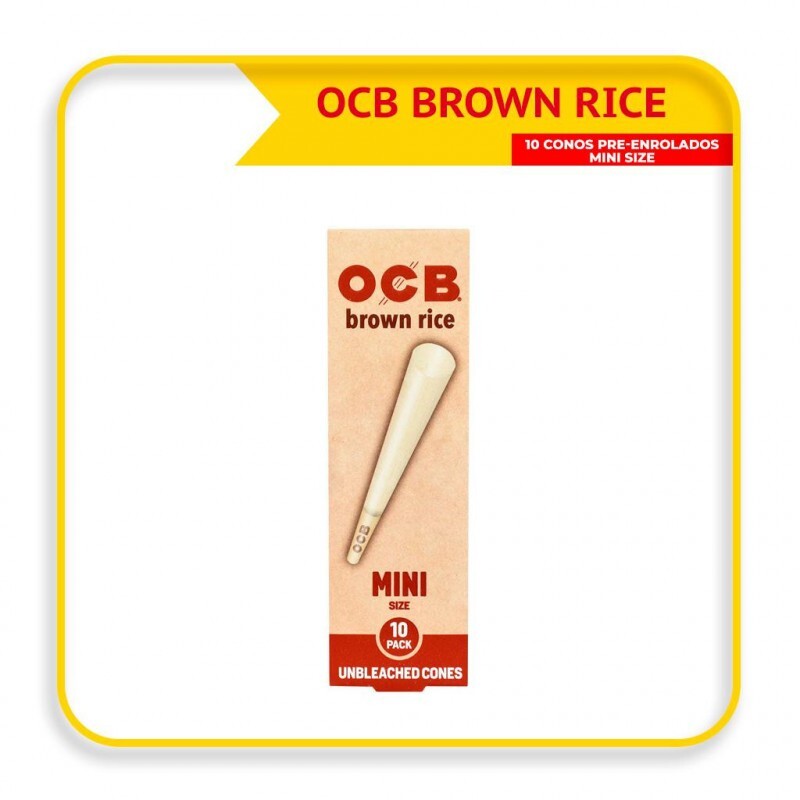 🌱OCB BROWN RICE CONES💚MINI SIZE🌱24 BOXES🌱10 PACK