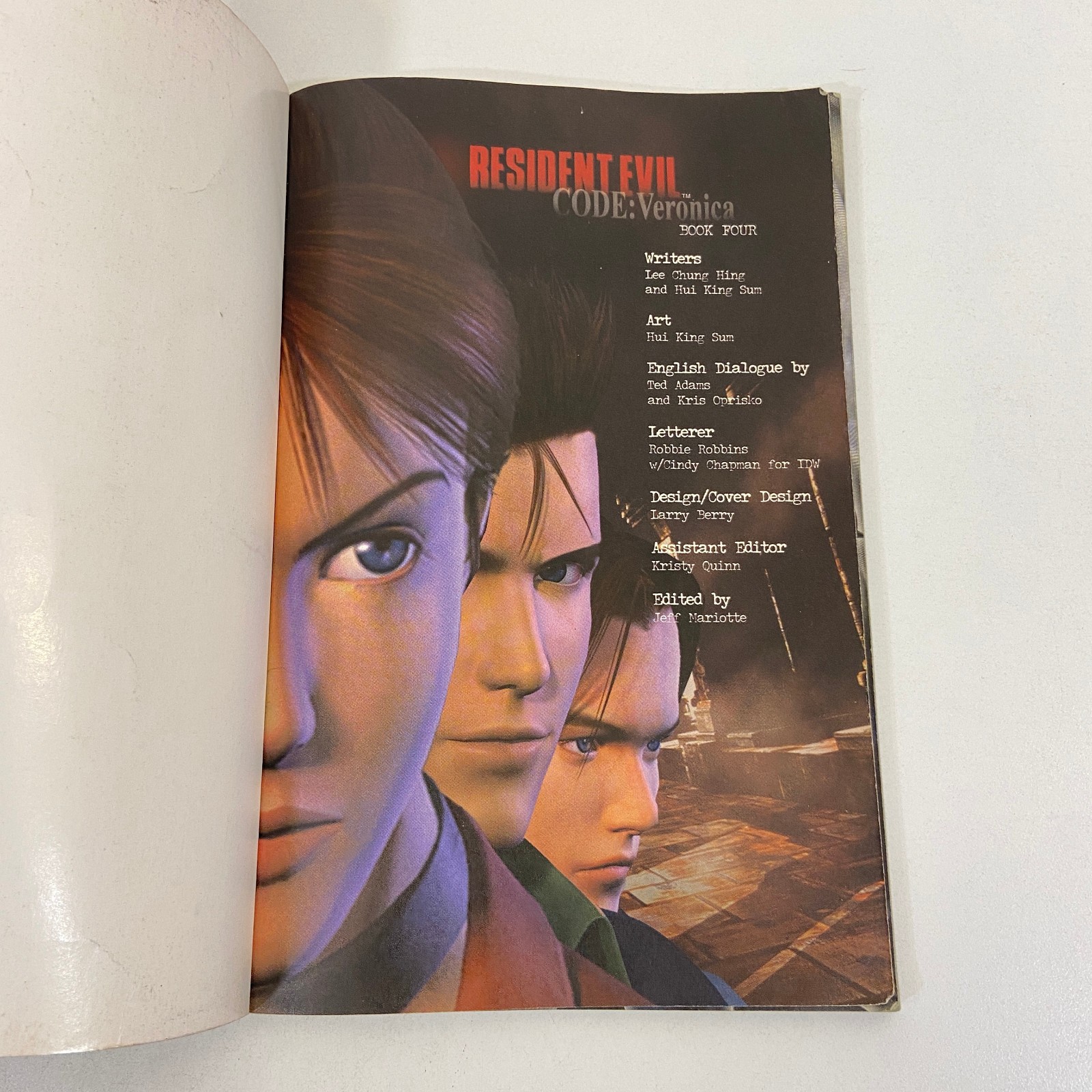 Resident Evil Code Veronica 4 Wildstorm DC Comics Lee Chung Hing Hui King Sum