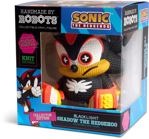 Handmade by Robots – Sonic the Hedgehog – Shadow #292 (Blacklight) [New Toy] L
