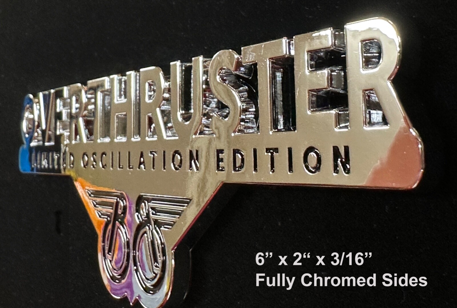 Buckaroo Banzai Oscillation Overthruster Car Auto Emblem ** Perfect Gift **
