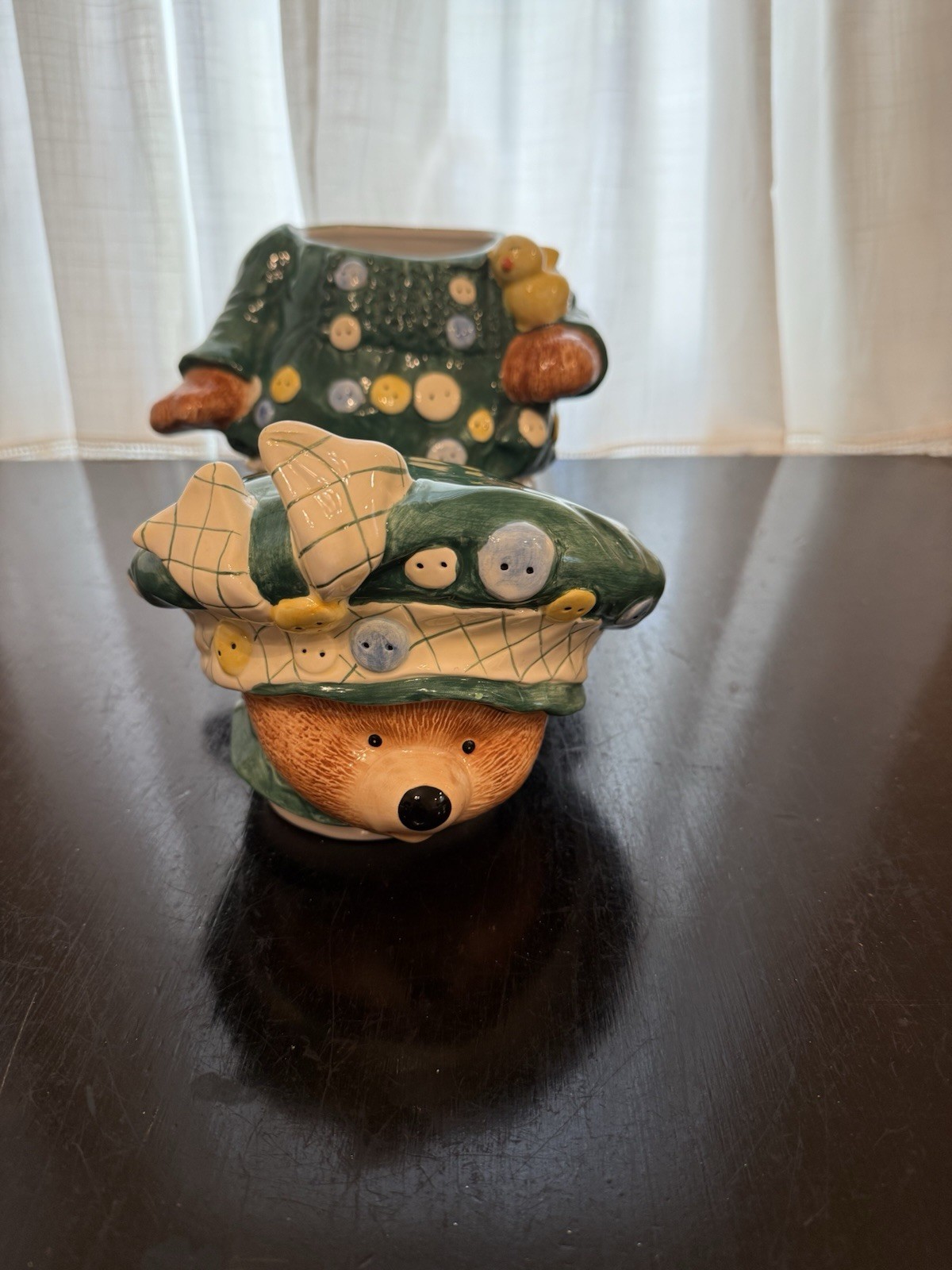 Vintage Hallmark Ceramic Bear Cookie Jar Certified International Corporation
