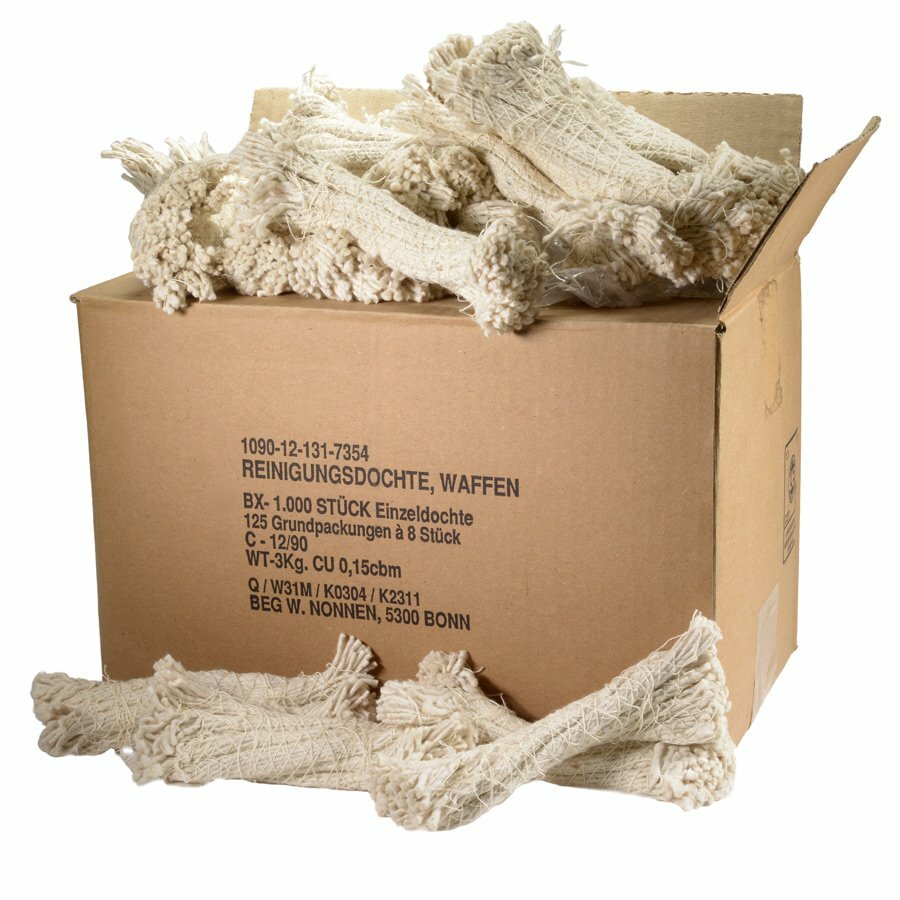 Org. Germany Army – Case of German Mop-Packs, 12.000 Cleaning-wicks