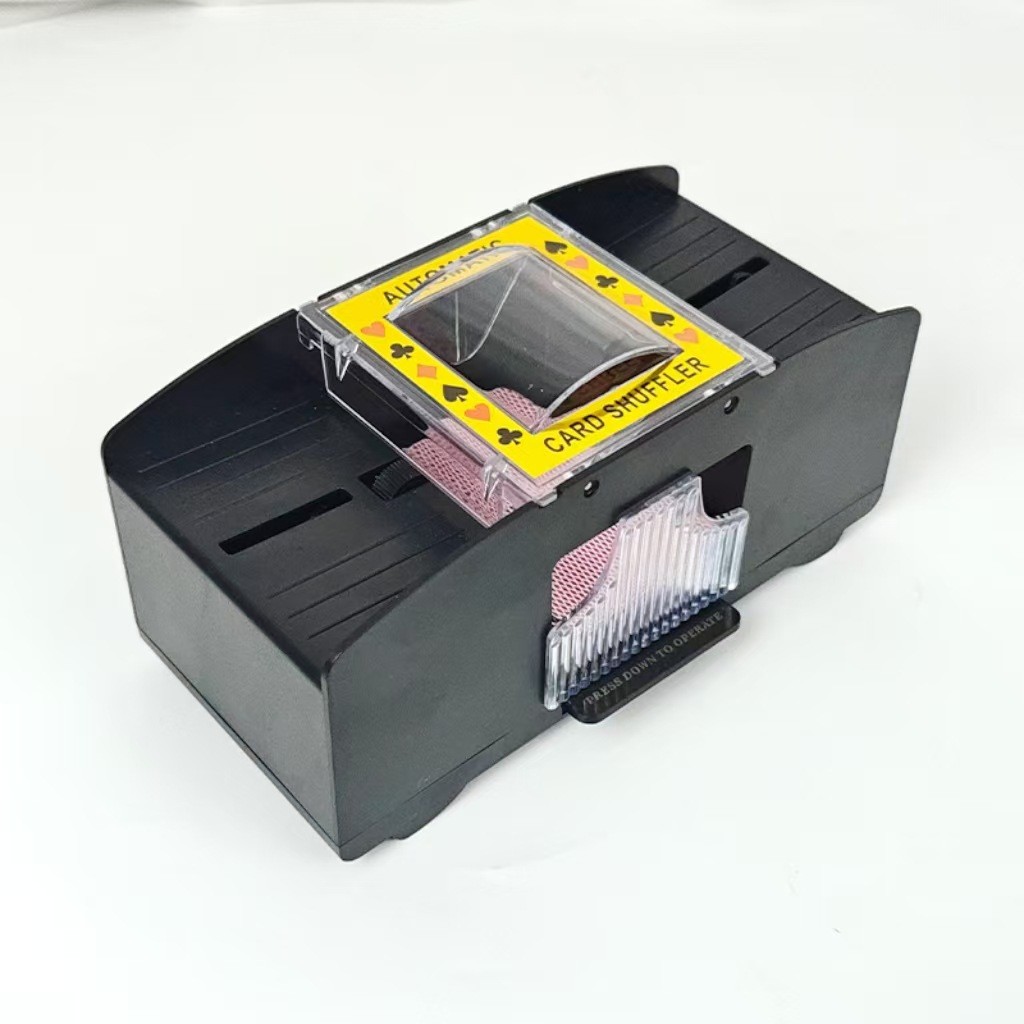 2 Deck Automatic Card Shuffler Poker Cards Shuffling Machine Casino Playing Game