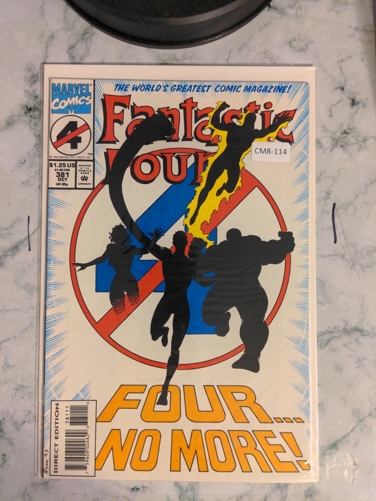 FANTASTIC FOUR #381 VOL. 1 9.4 MARVEL COMIC BOOK CM8-114