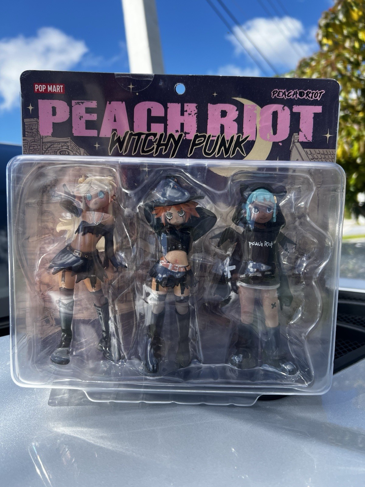 POP MART Peach Riot Witchy Punk Figures 3-Pack Action & Adventure PVC ABS