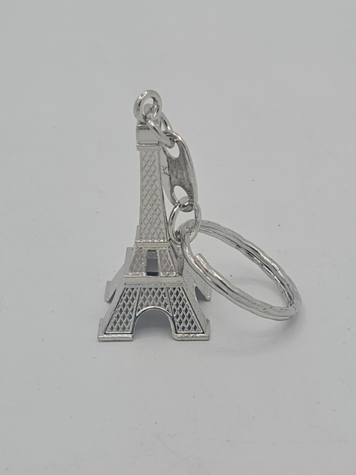 Silver Eiffel Tower Key Chain (6pcs/lot), French Souvenir Paris Keychain