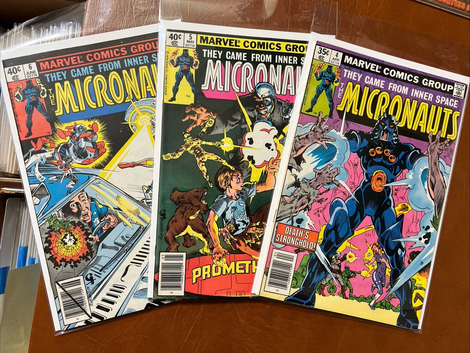 Micronauts Run 3: FN to VF & Up #4-6 Marvel Comics 1979 $7 Ship