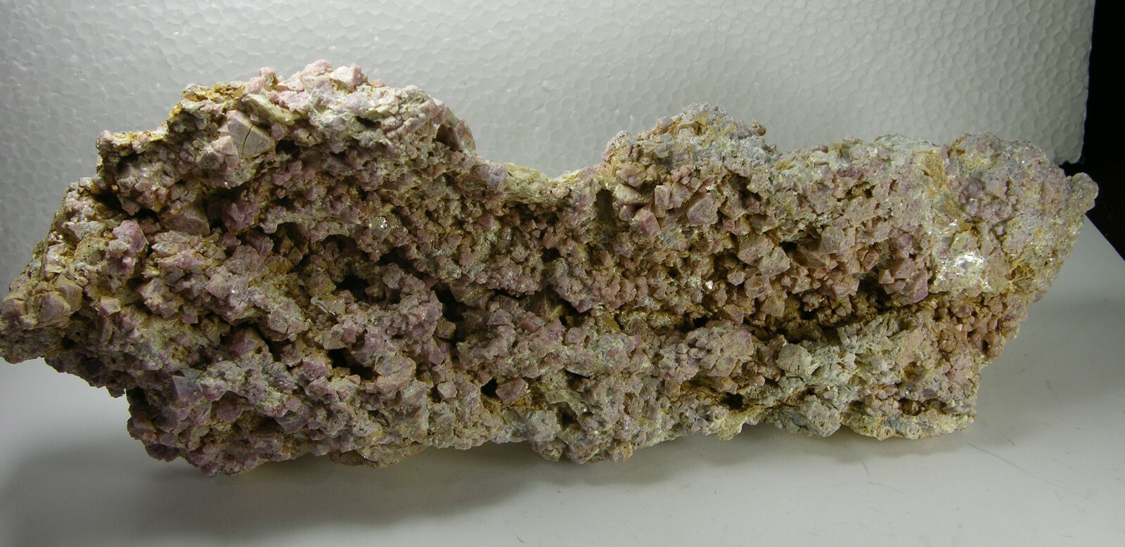 1565g Vietnam 100% Natural Rare Fluorescent Pink Spinel Cluster Specimen 270mm