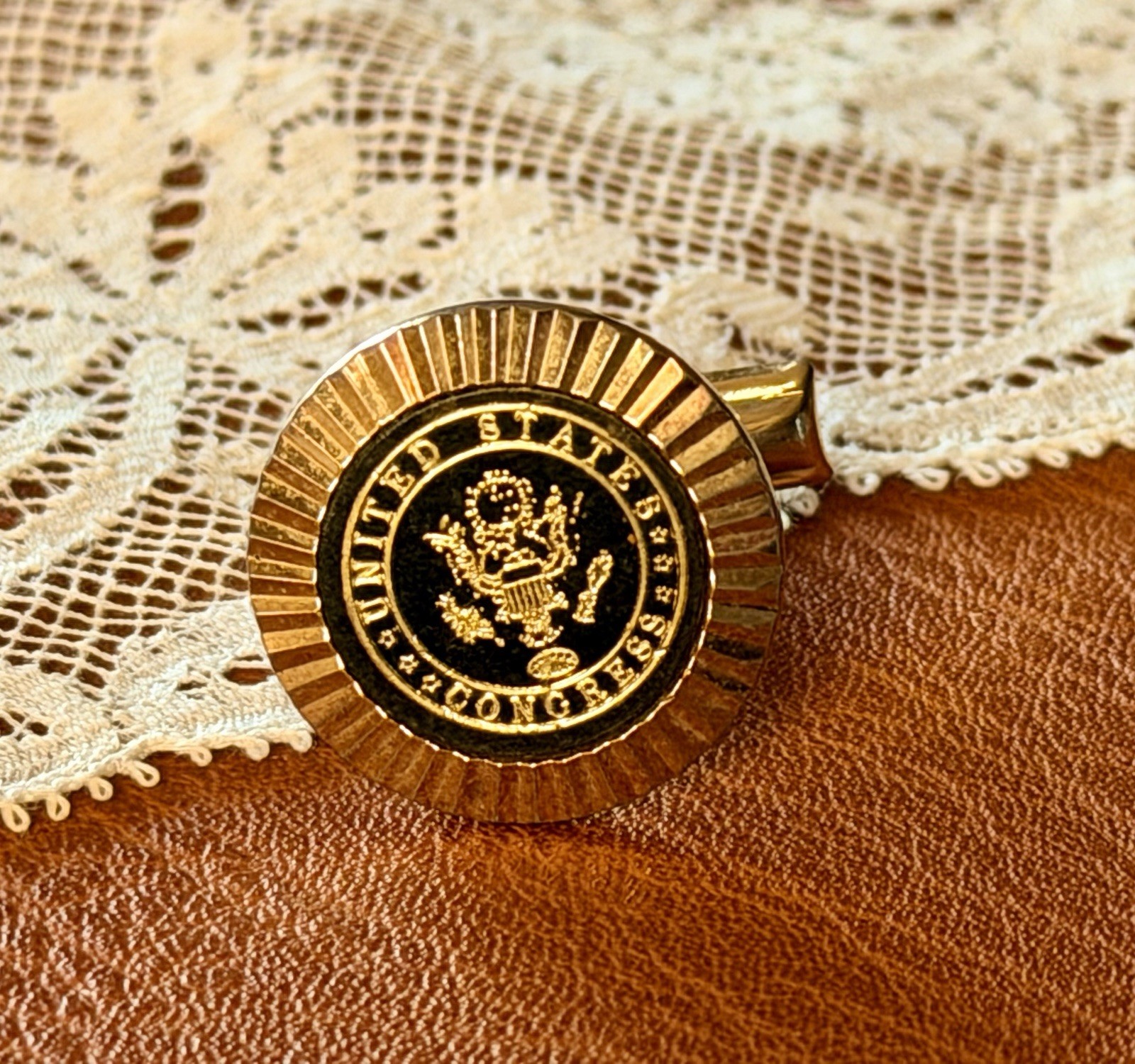 UNIQUE 1960’S UNITED STATES CONGRESS CUFFLINK ( Only One )
