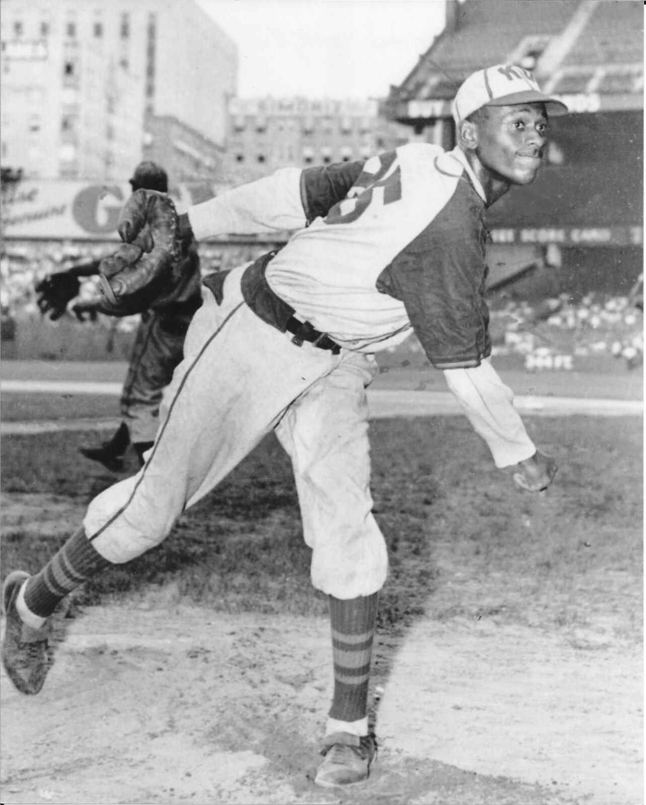 Satchel Paige Photo Kansas City Monarchs Hall Of Fame Baseball Negro league