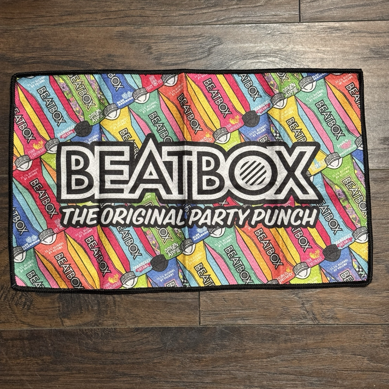 Beat Box Party Punch Small Rectangle Branded Drink Promotional Rally Towel