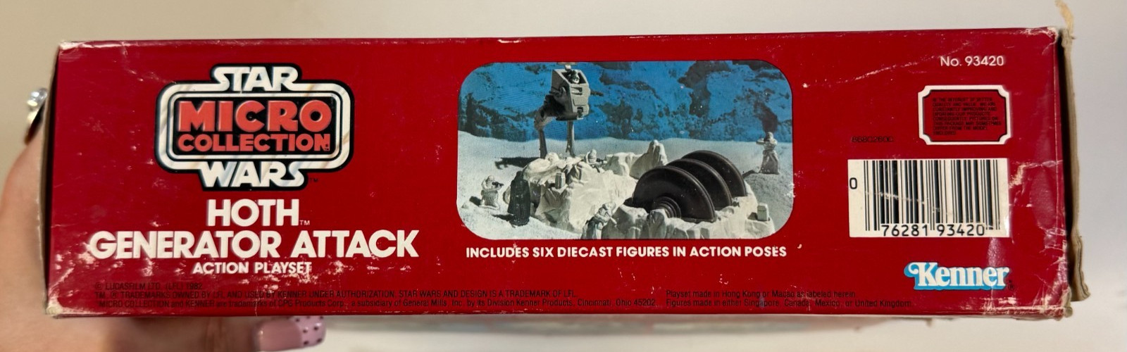 STAR WARS MICRO COLLECTION 1982 Kenner HOTH GENERATOR ATTACK