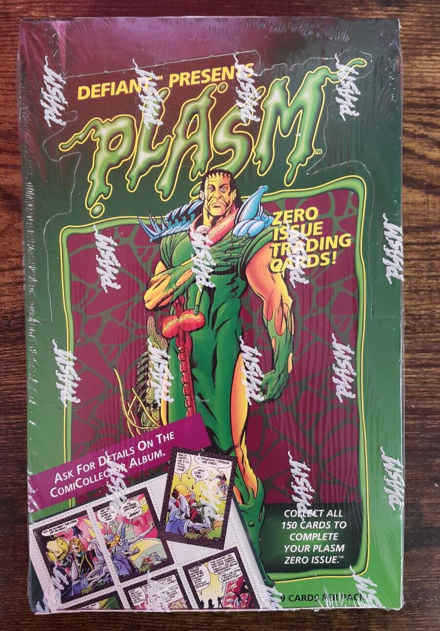 Defiant Presents Plasm Zero Issue Trading Cards Factory Sealed Box ~Ulnareah