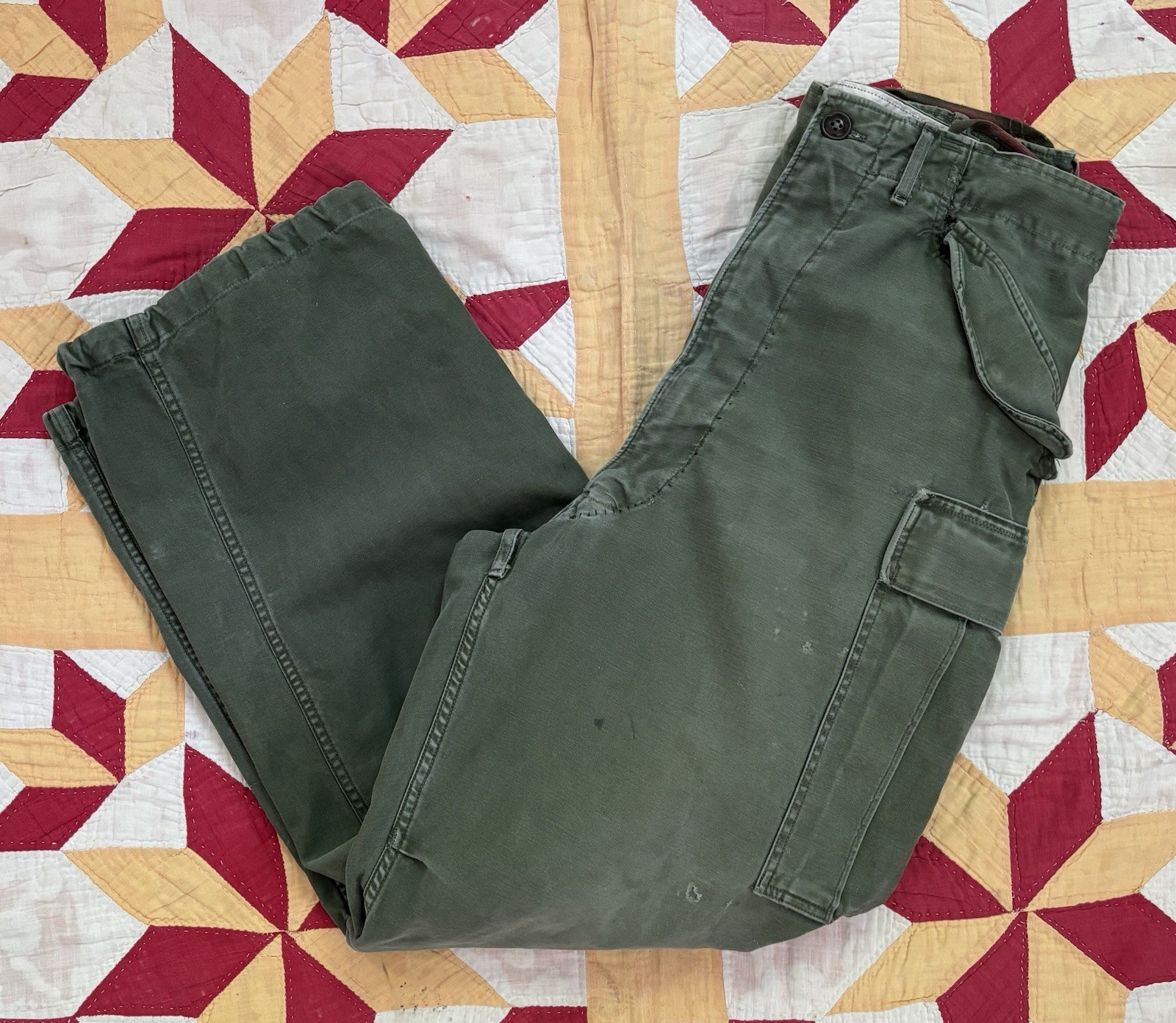 Vintage 50s US Army M51 Field Pants Small Regular 32×29″ Korean War AS IS
