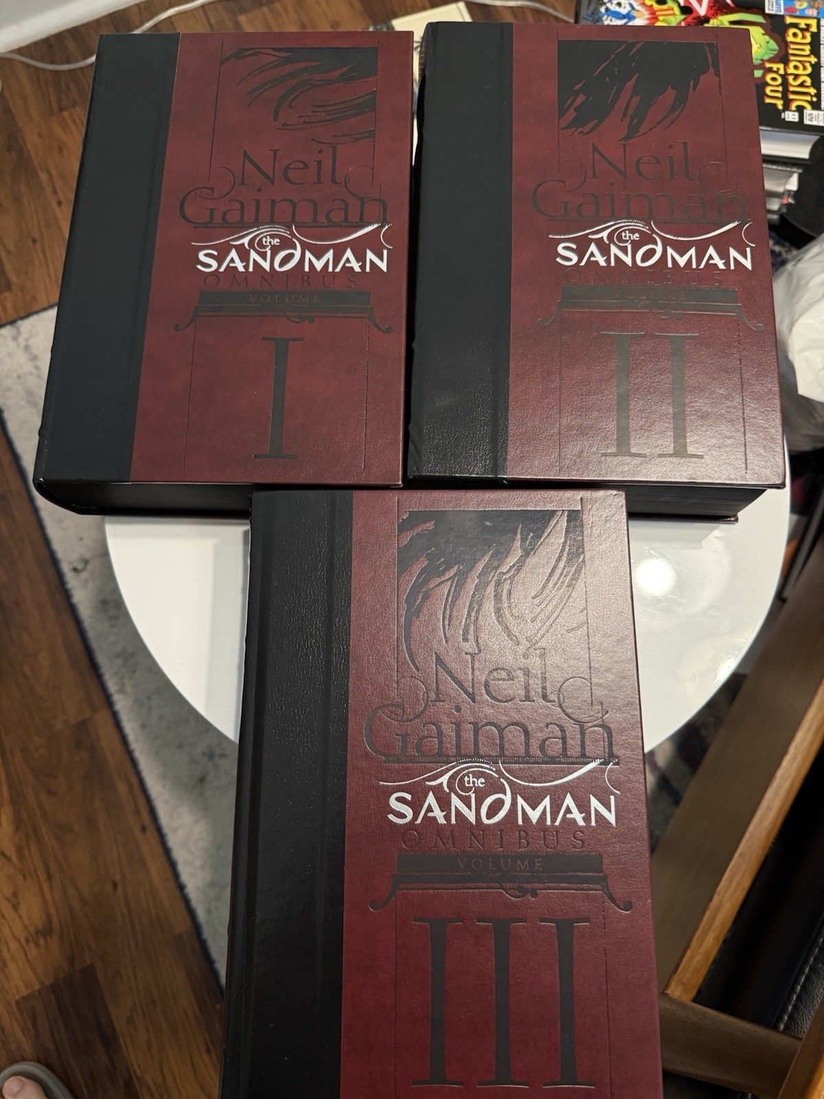 Sandman Omnibus Vol 1–3 Neil Gaiman DC/Vertigo Matching Spine Set Black Edges