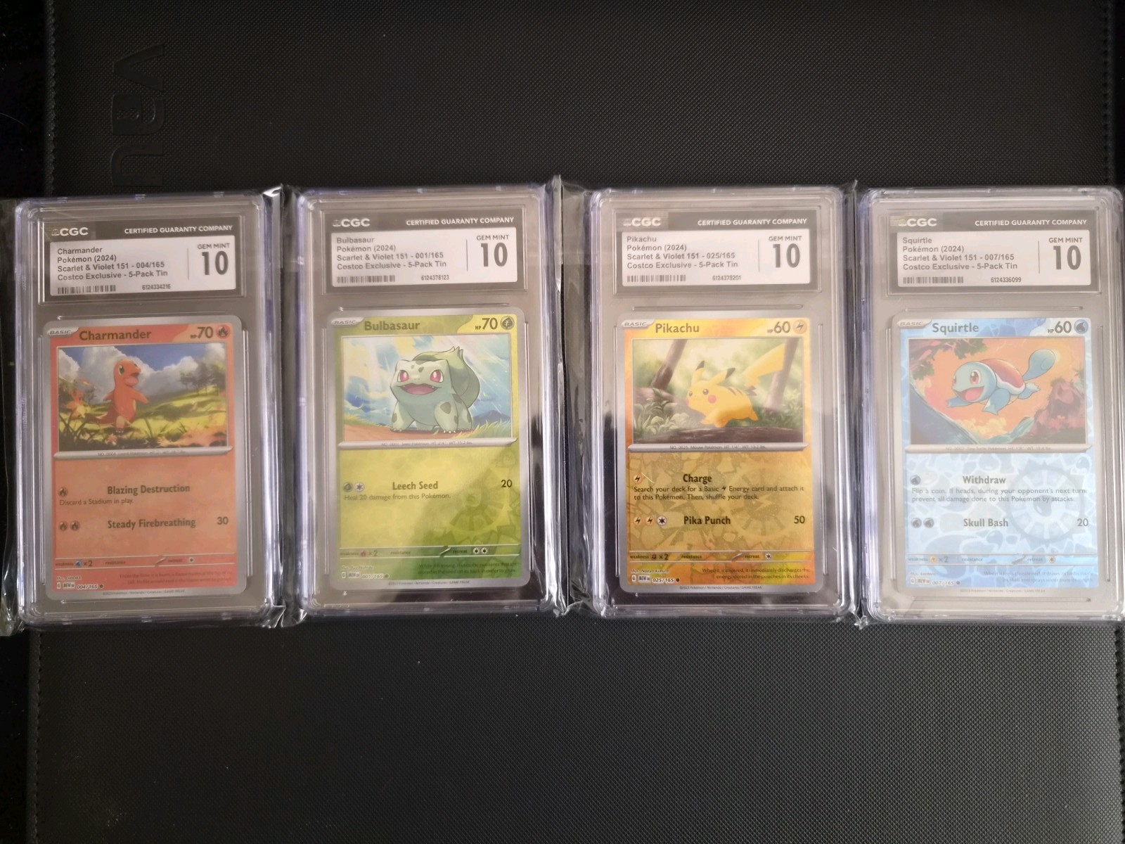 CGC 10 151 Costco Exclusive Bundle 4 Pokemon Cards Scarlet And Violet 151