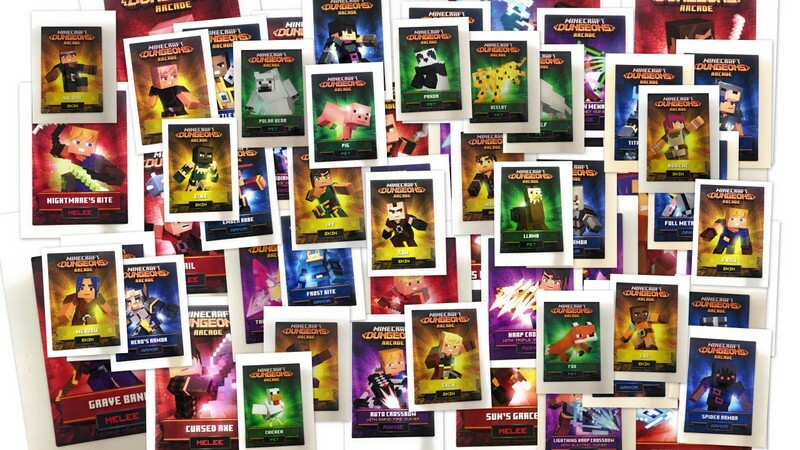 Minecraft Dungeons Arcade Cards Series 2 (Foil + Non-Foil) w/ Hidden Depths