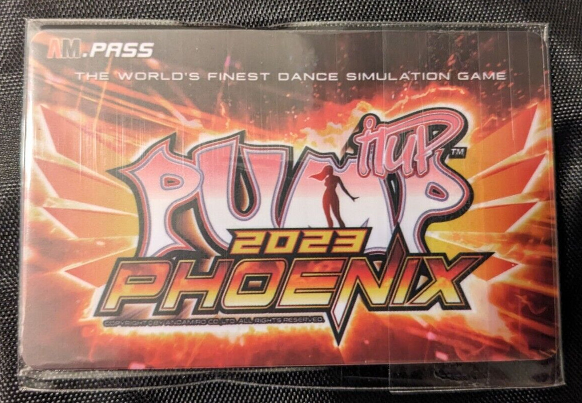 SHIPS FROM USA Andamiro Pump it Up Phoenix 2023 AM.PASS ampass card PIU pass