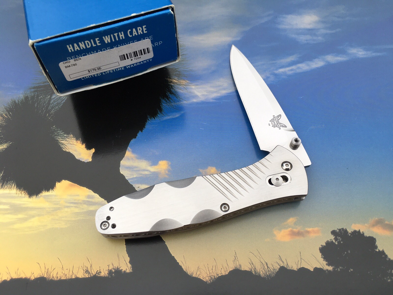 BENCHMADE 780 AXIS, LINERLESS OSBORNE DESIGN 154CM BLADE 0036/1000 USA
