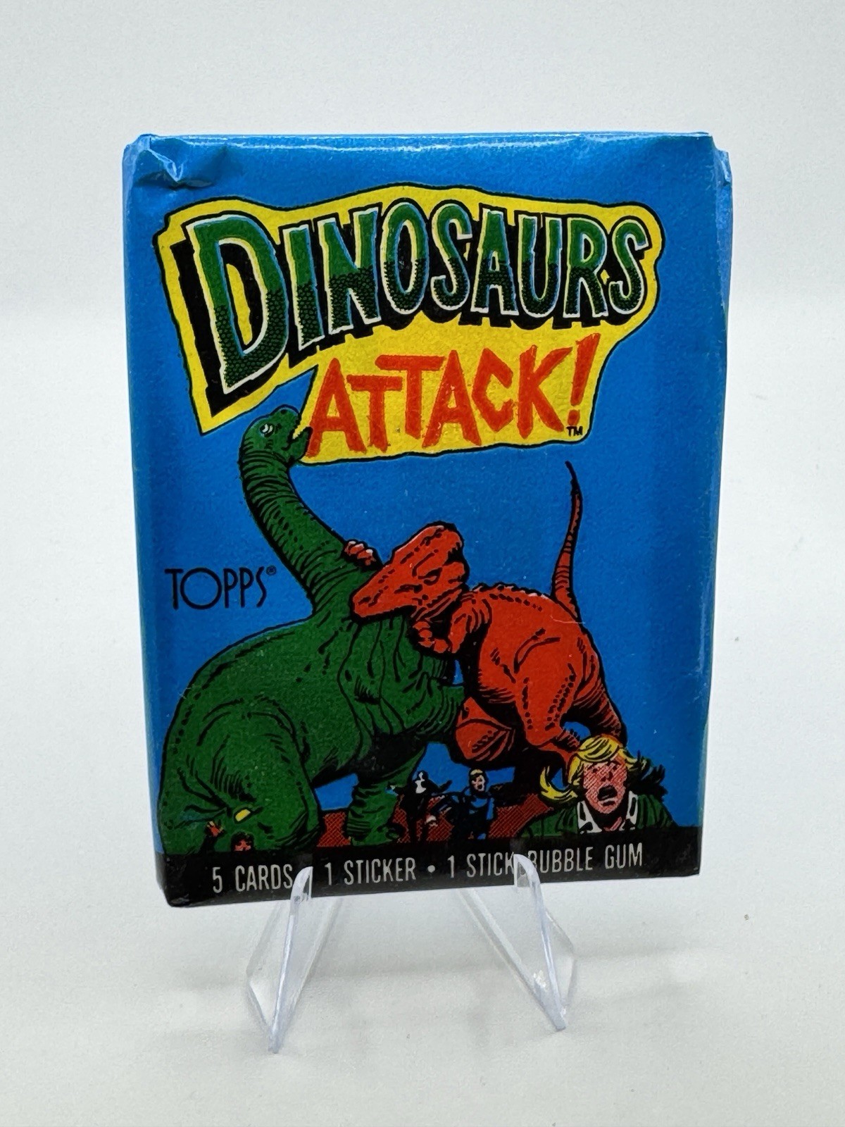 1988 Topps Dinosaurs Attack! Trading Cards 1 Sealed Wax Pack