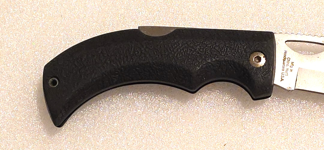 RARE Version Meyerco Blackie Collins Gut Hook Drop Point Knife 8.5″ Skinning A1