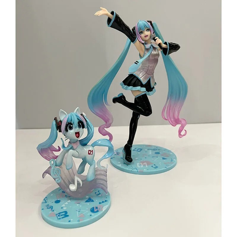 Hatsune Miku Feat Action Figure My Little Pony Bishoujo Figure Collection No box