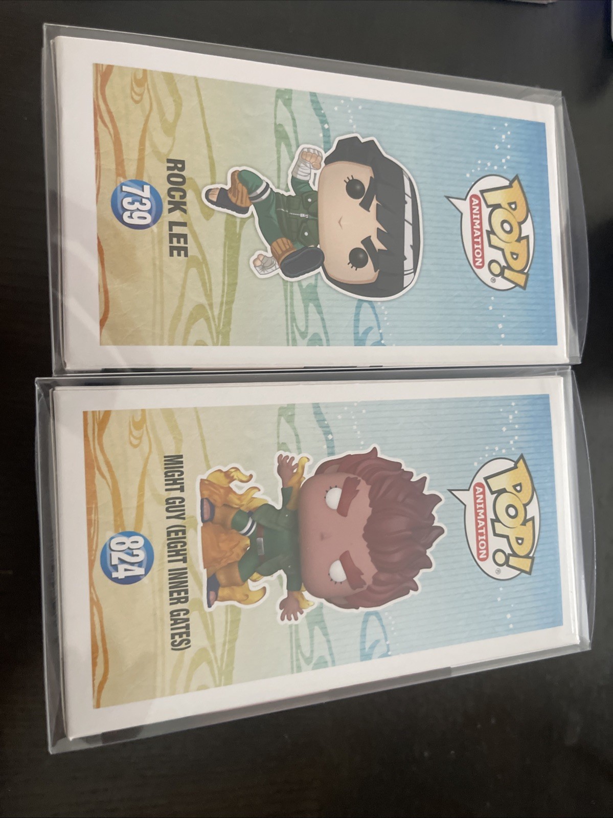 Naruto Shippuden: Might Guy #824 GITD & Rock Lee #739 Hot Topic Exclusive