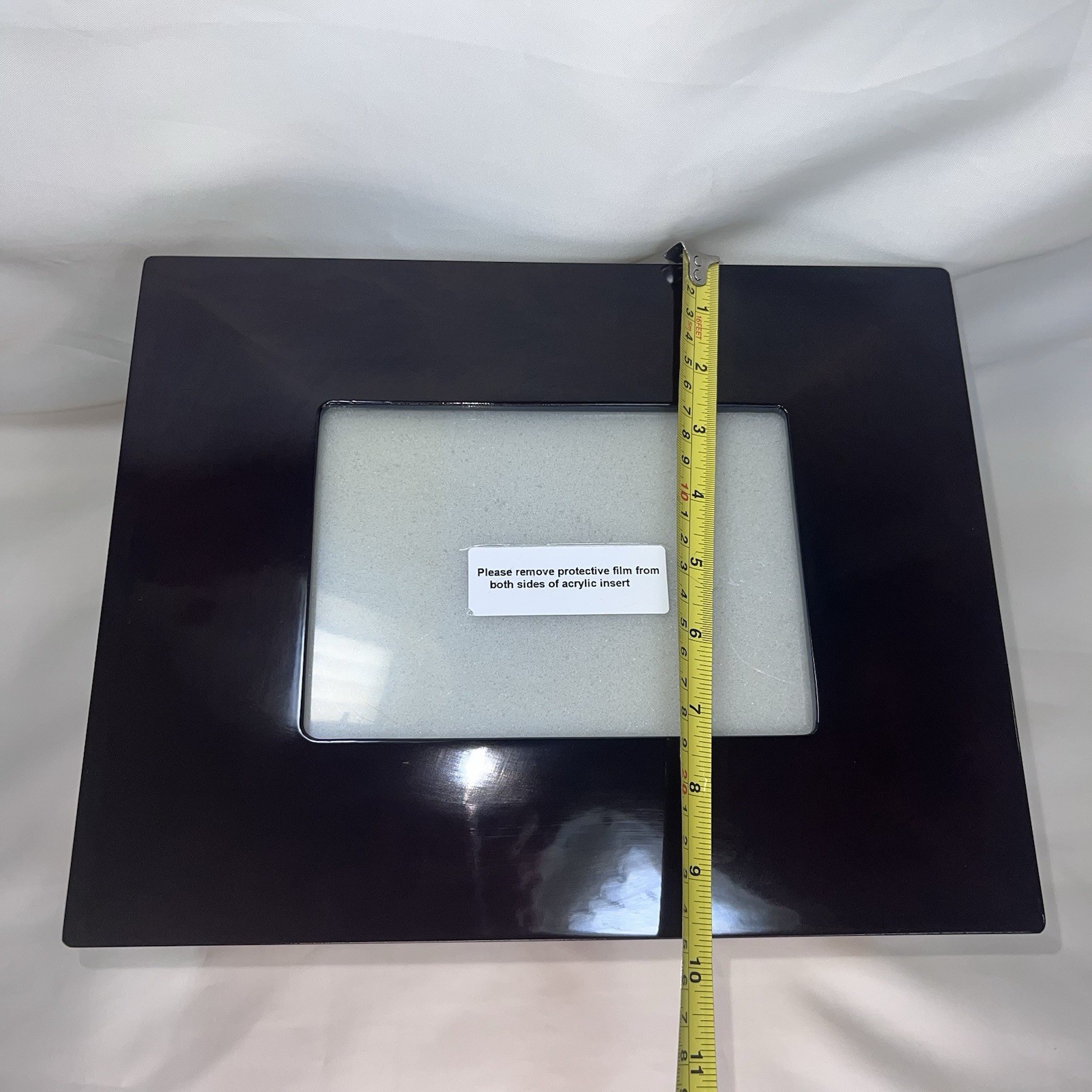 Lacquered Burl Walnut Veneer High Gloss Finish Memorial Keepsake Box