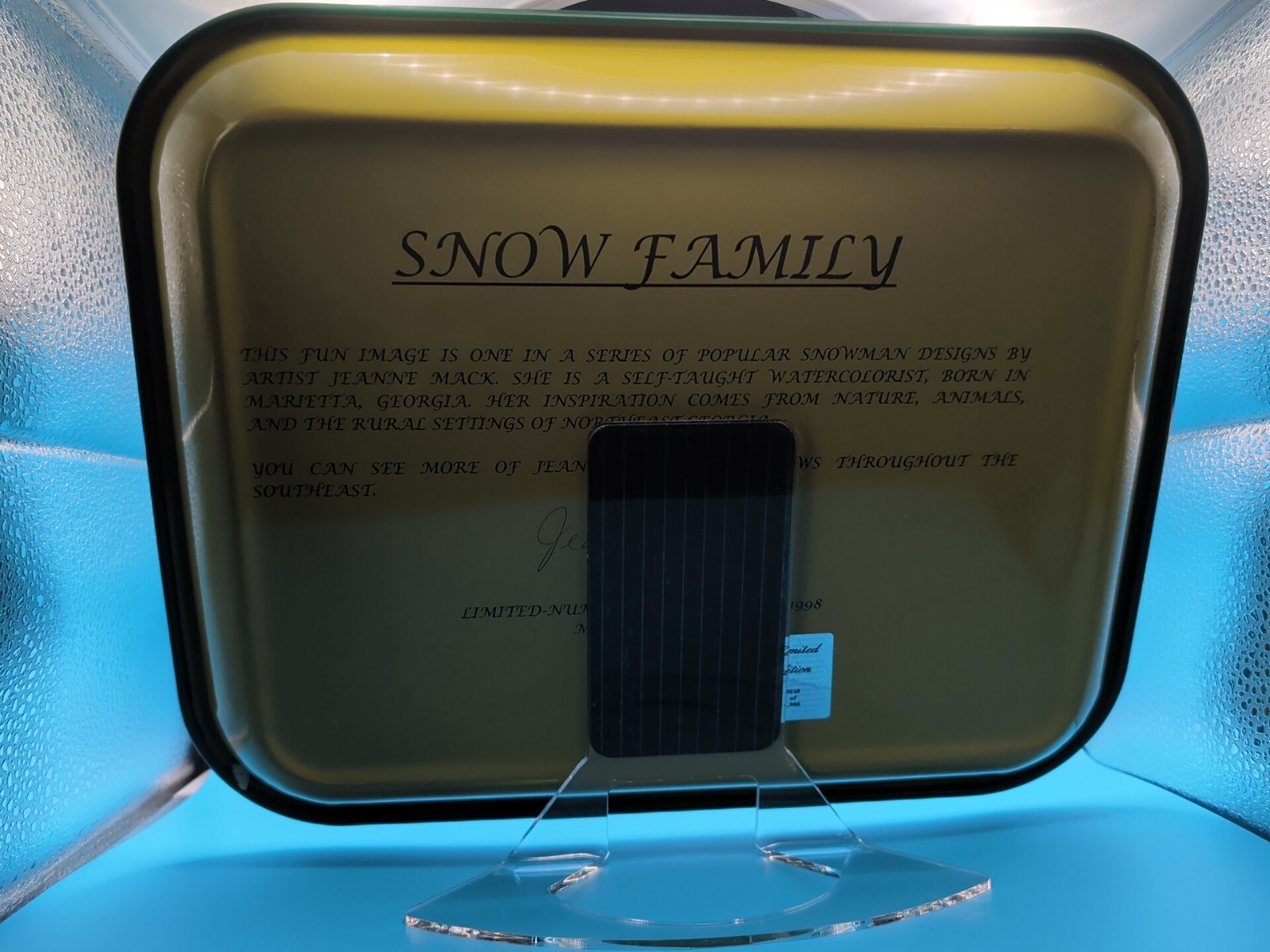 Clear Acrylic Magnetic Display Stand – Tray Holder