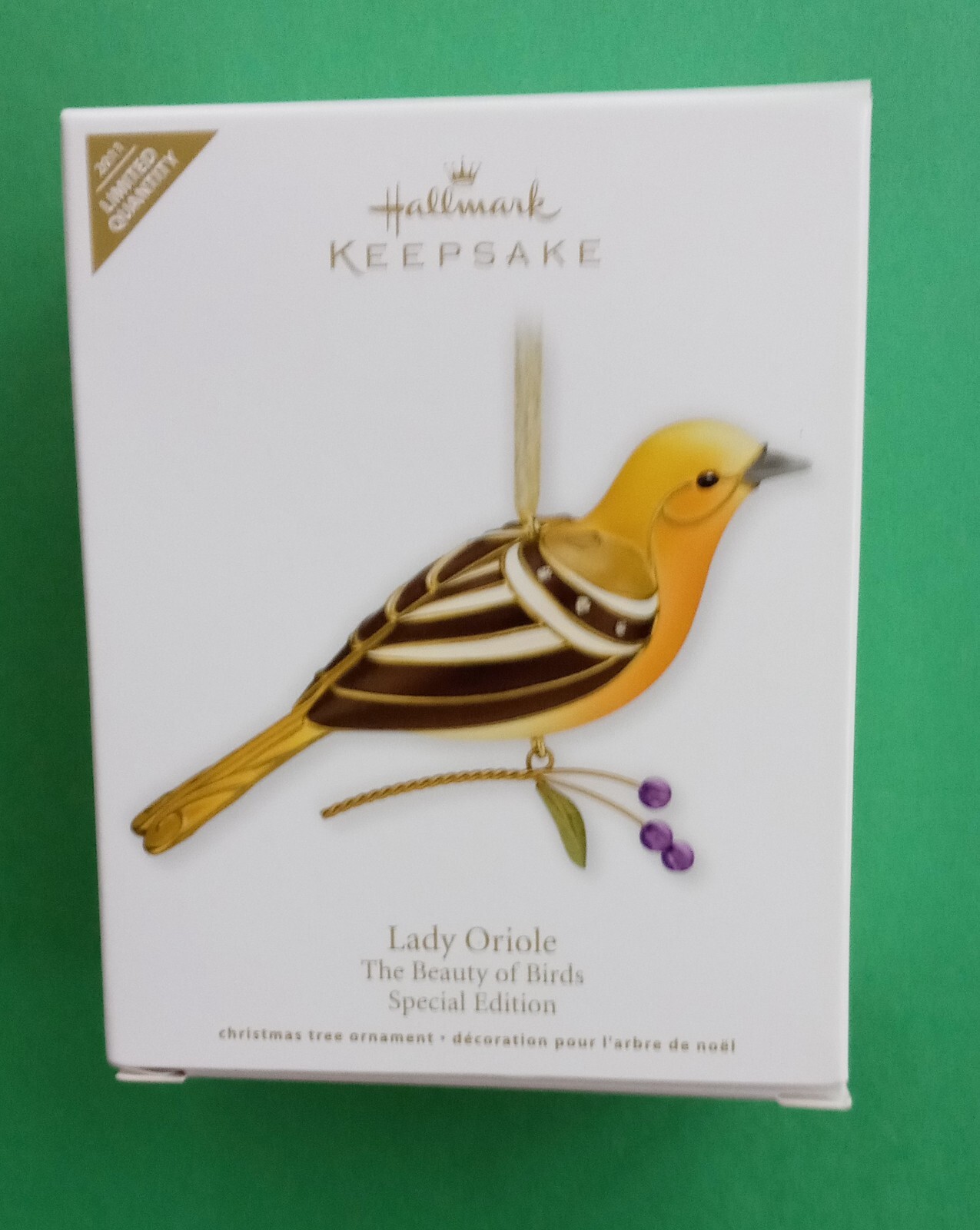 2011 Hallmark Lady Oriole The Beauty of Birds Special Edition Limited – NEW