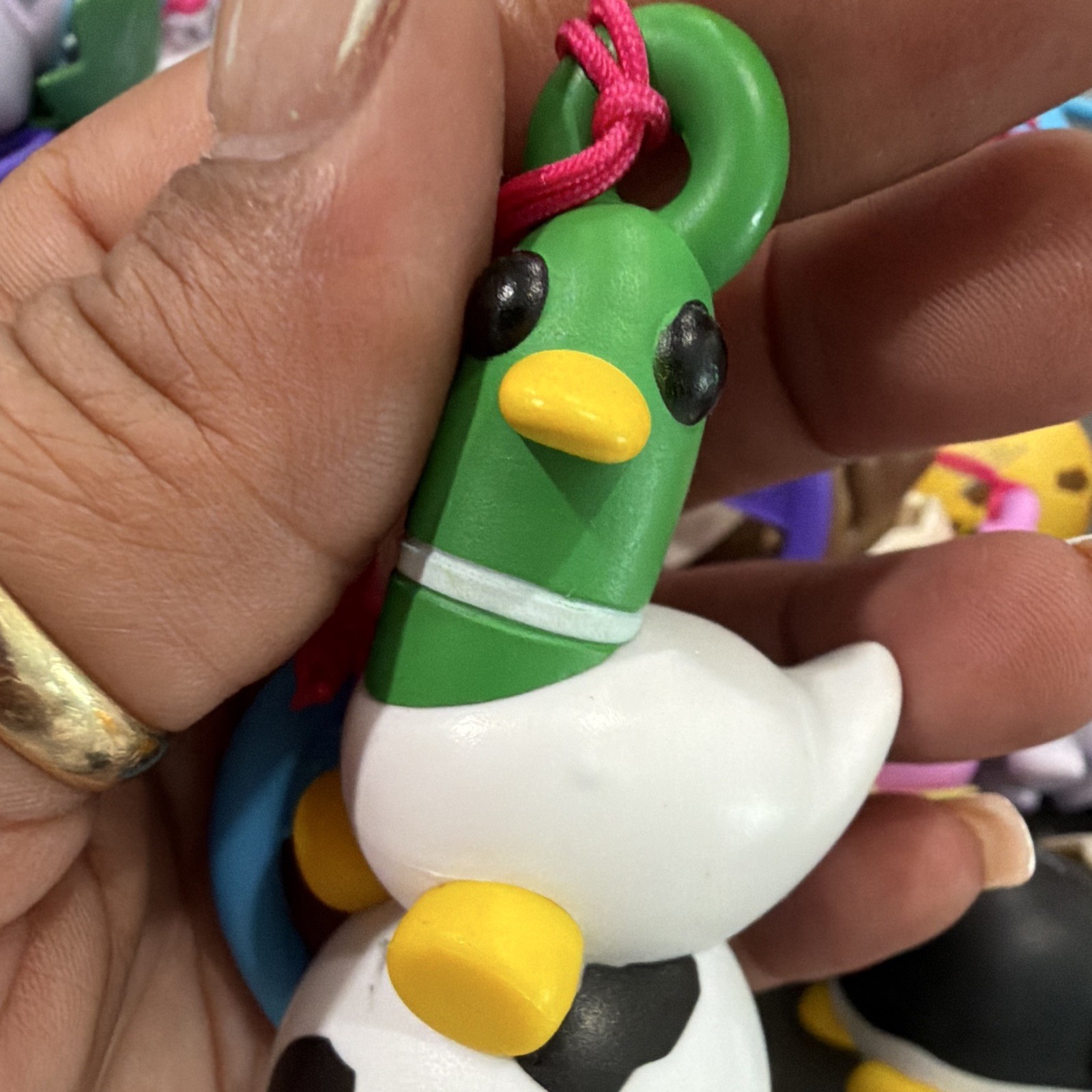 Adopt me!!! 2024 Multicolor Plastic Mini Animal Keychain Lot