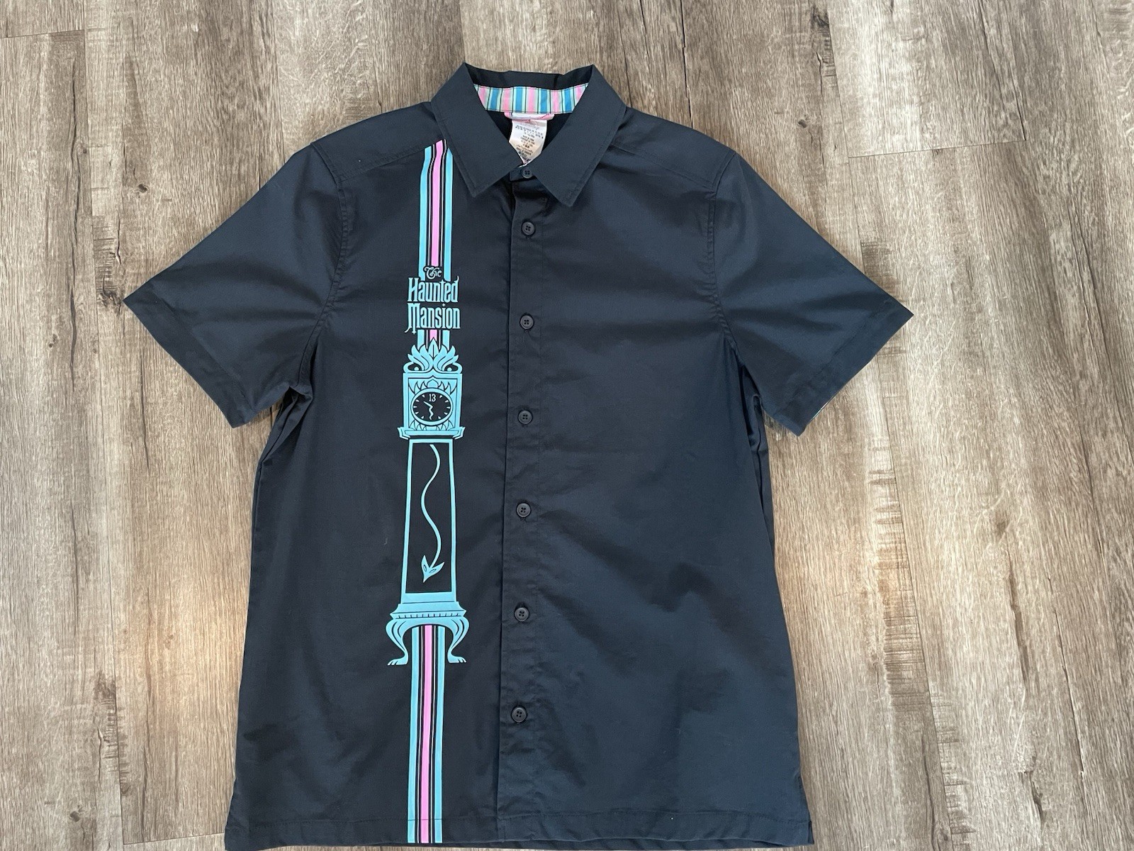 Disneyland Parks The Haunted Mansion Woven Button-up Shirt Unisex Adult XS