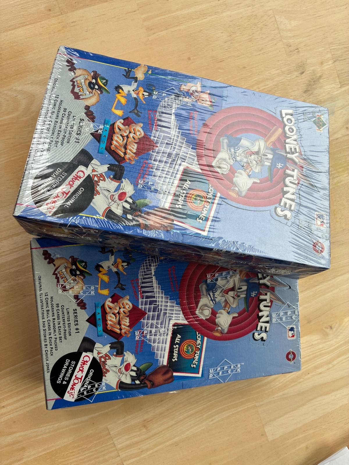 1990 Upper Deck Looney Tunes Comic Ball Series 1 Factory Sealed Baseball Wax Box