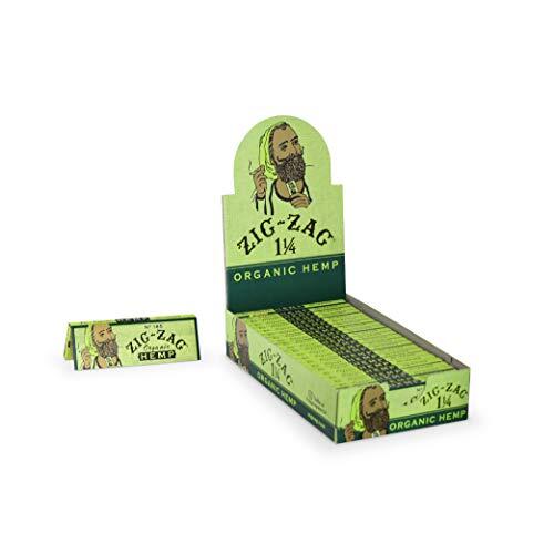 Zig-Zag Rolling Papers Hemp Organic 1 1/4 size (24 Booklet Carton)