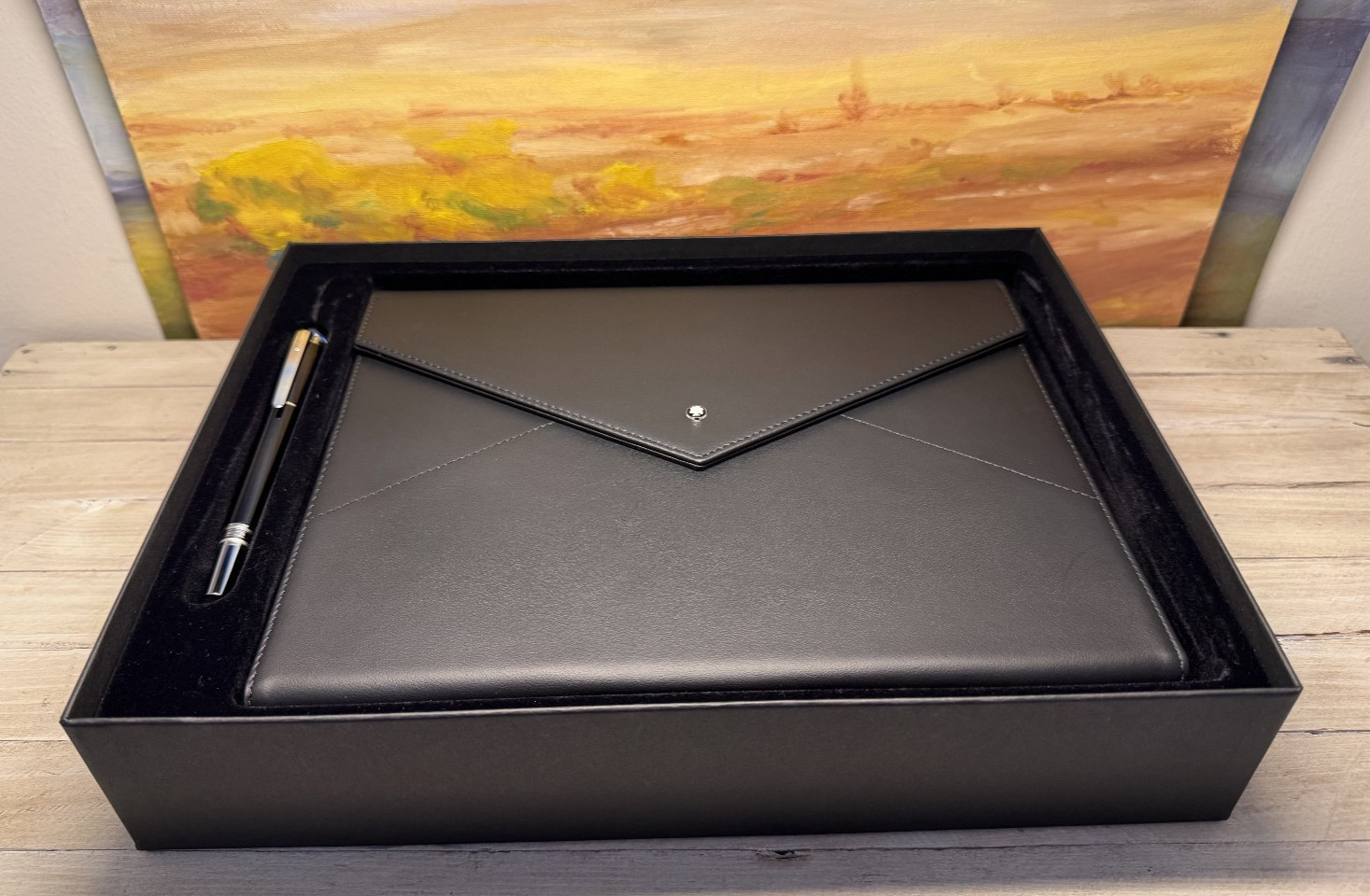 MONTBLANC Black Augmented Paper Writing Set, MB123676