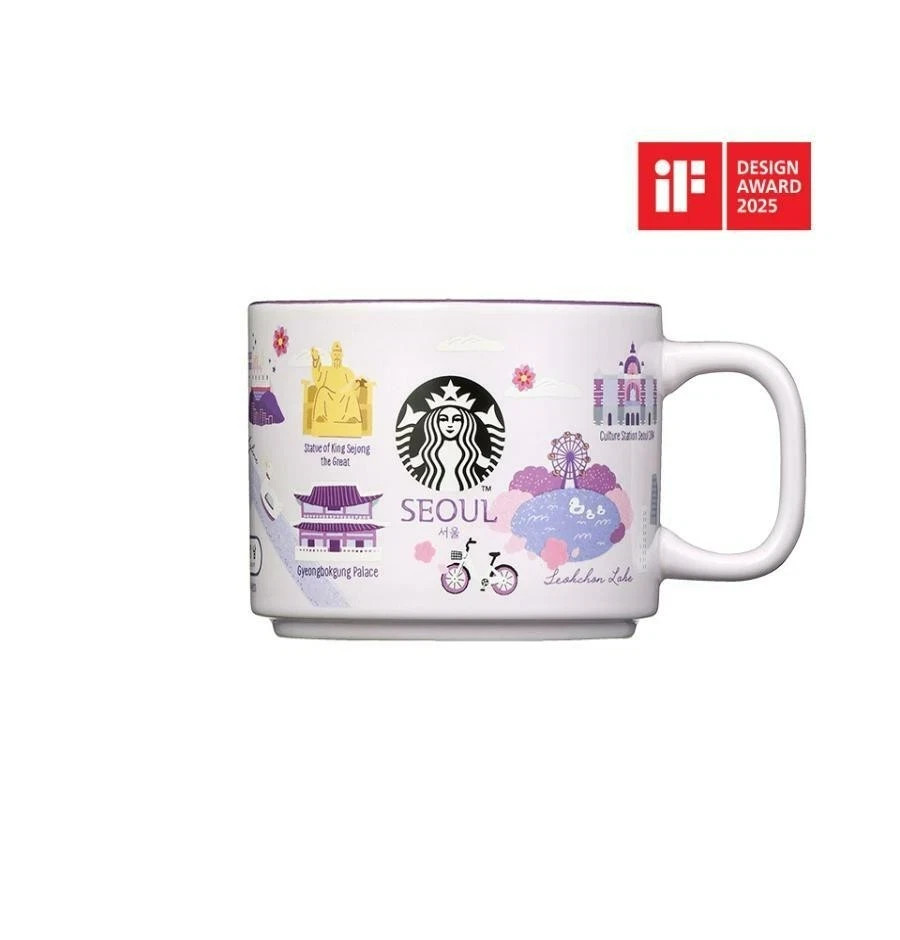 Starbucks Korea Annyeong Seoul Mug 355ml 2025 SS Regional City MD Coffee Limited