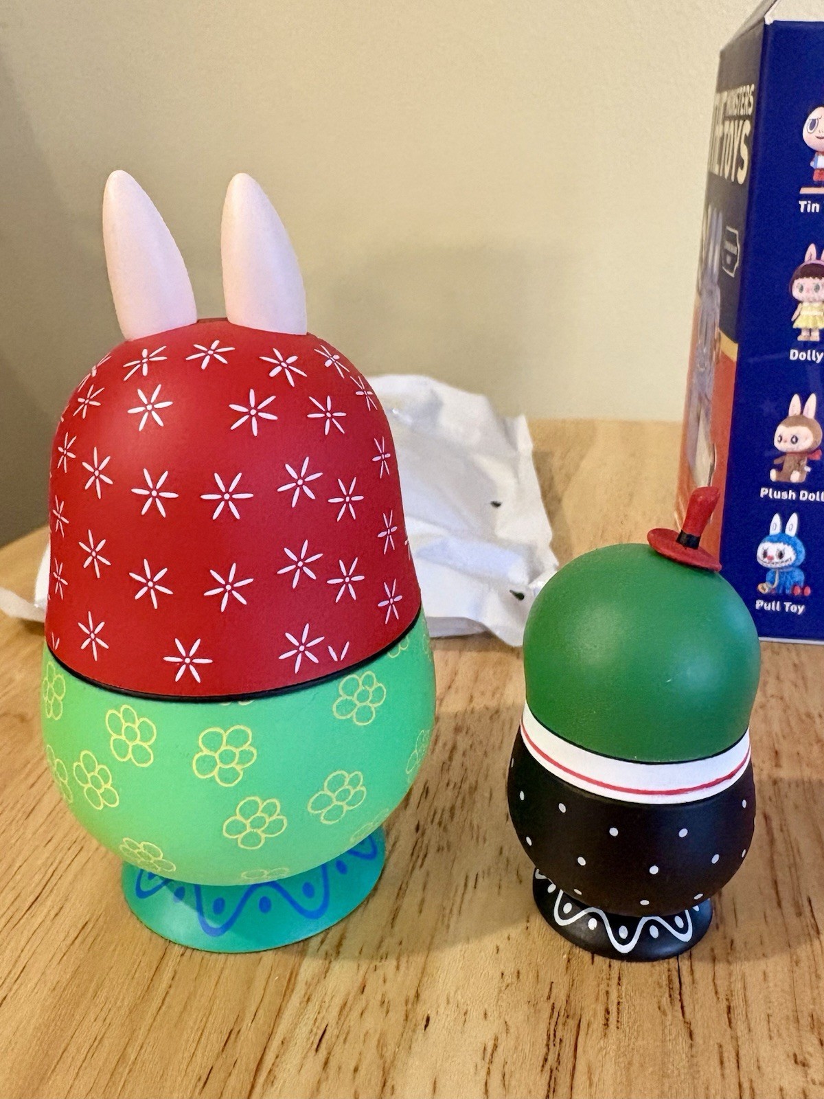POPMART HOW2WORK The Monsters Toys Russian Dolls Collectible Figurines Set